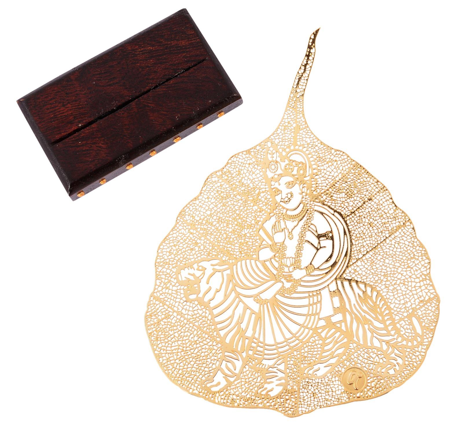 Durga Peepal Leaf Art (Gift Box)