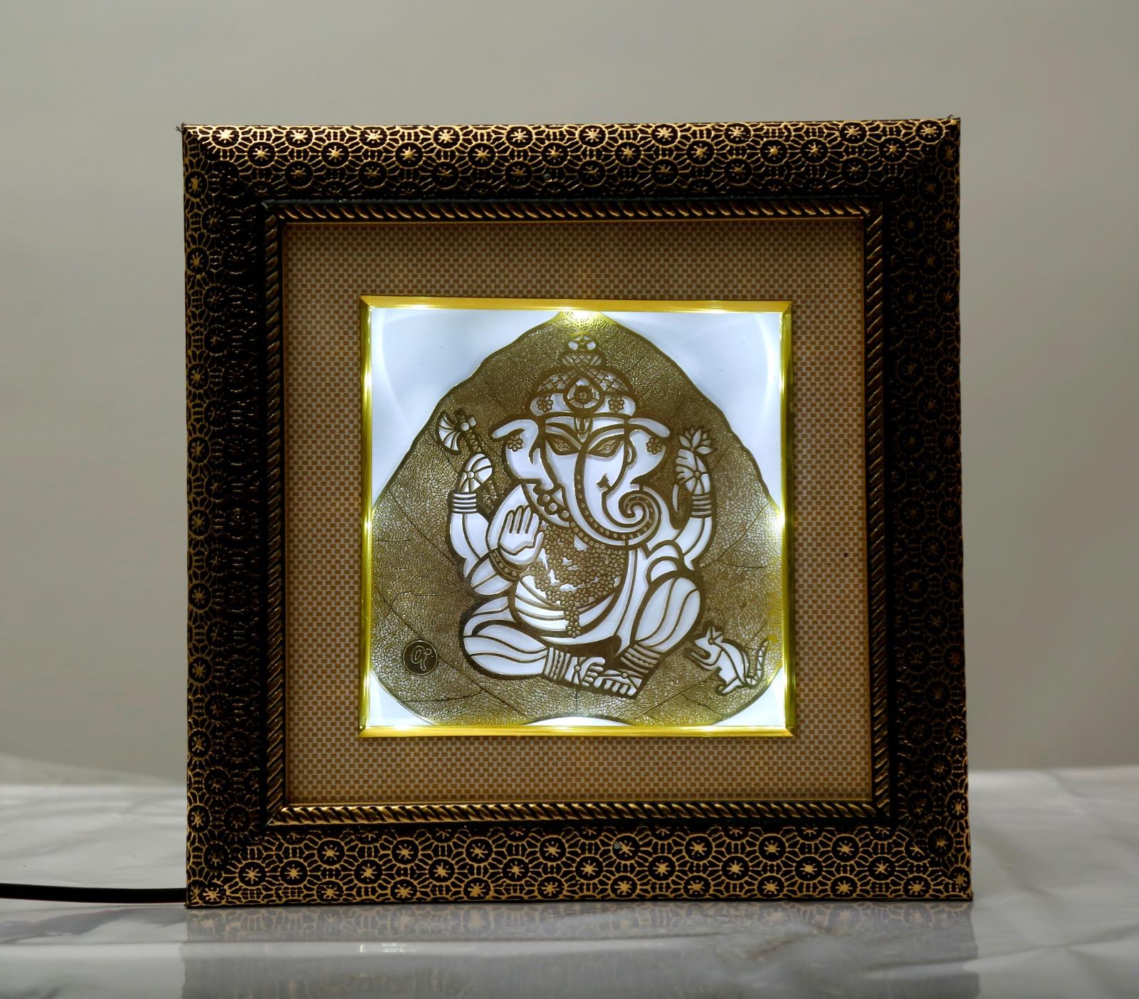 Ganesh Illuminated Frame